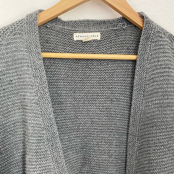 Aéro NWOT • Chunky Knit Tassel Cardigan Sweater - Picture 4 of 11